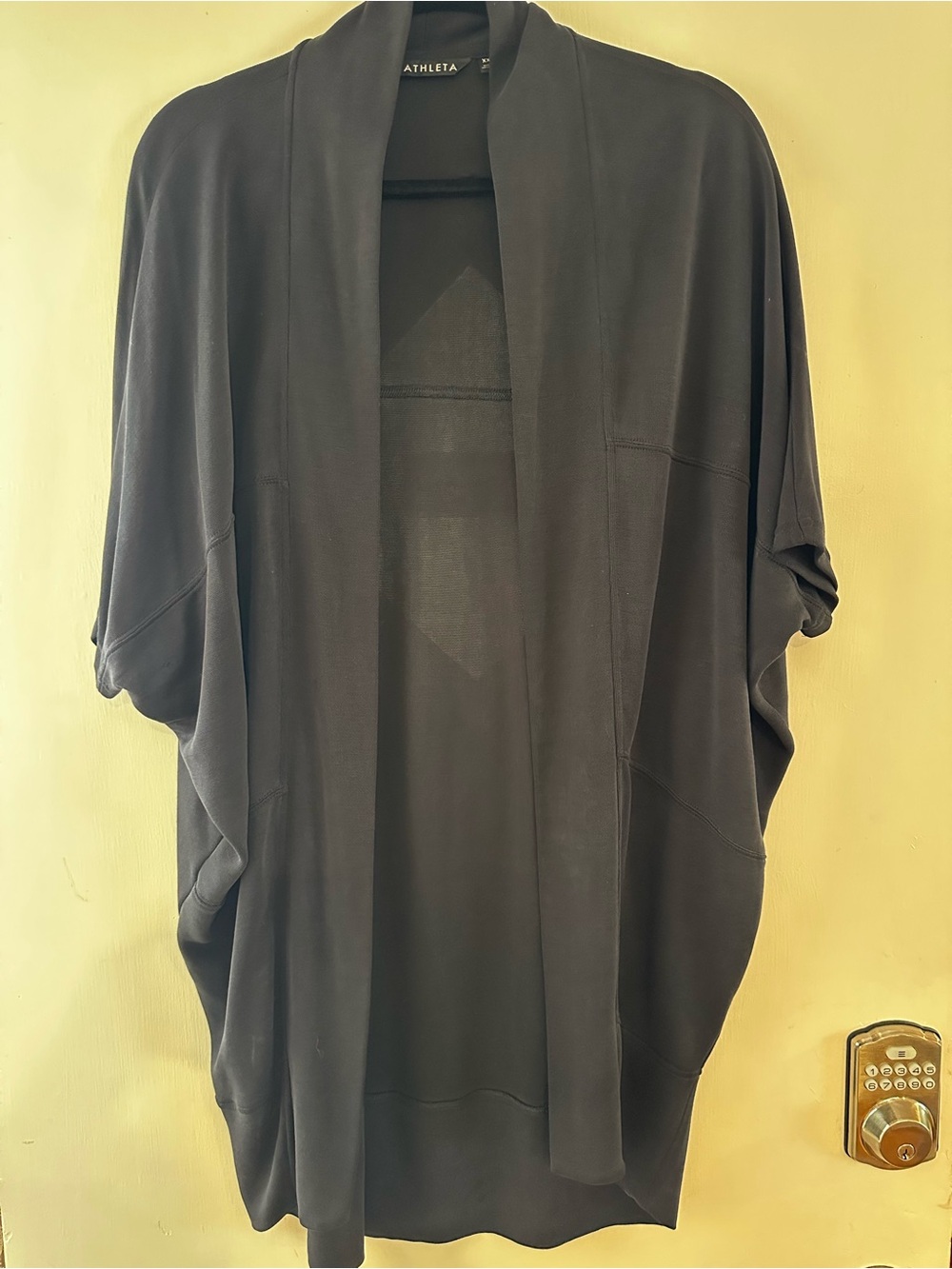 Athleta knit flowy open cardigan wrap XXS